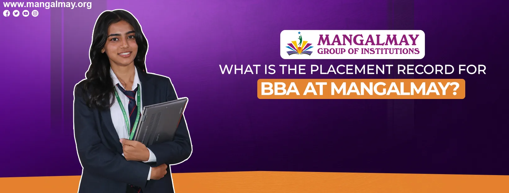 What is the placement record for BBA at Mangalmay?